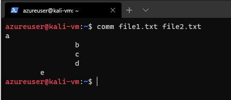 An intro to comm and diff commands